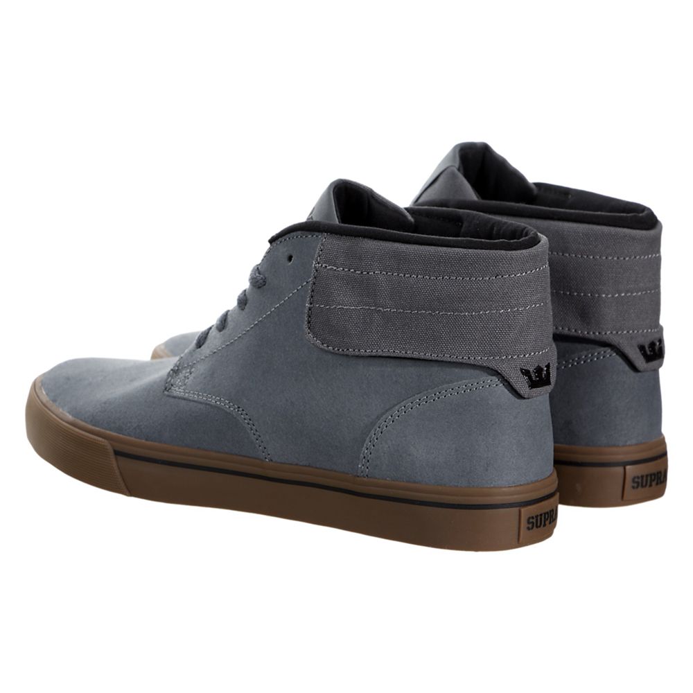 Baskets Montantes Supra Passion Bleu Slate/Gum Homme | OHE-47013336